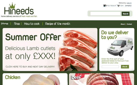Meat Magento Store